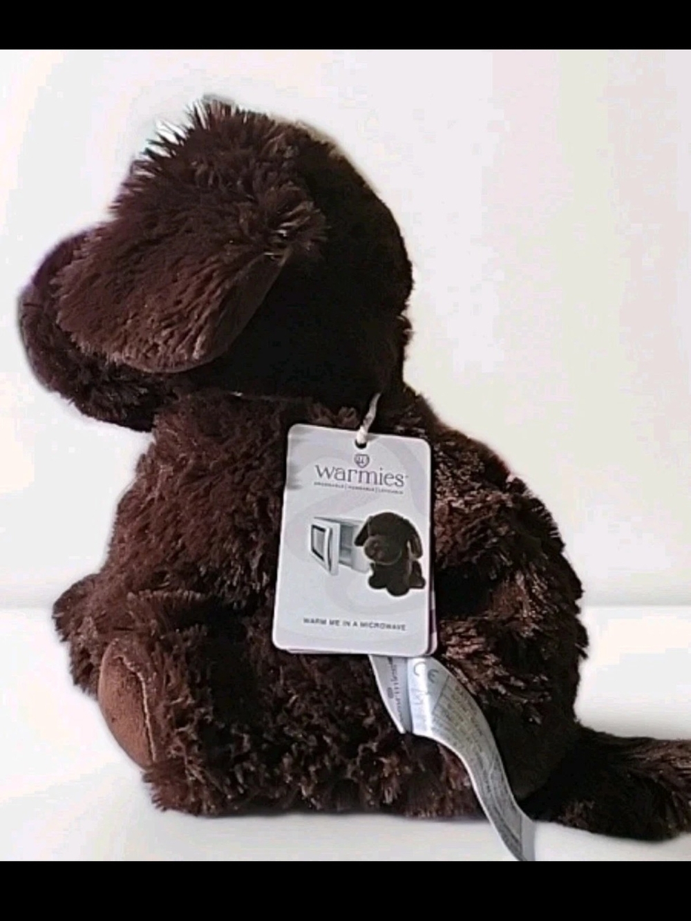 Warmies Plush Chocolate Labrador Retriever Puppy Microwaveable Heat Pack